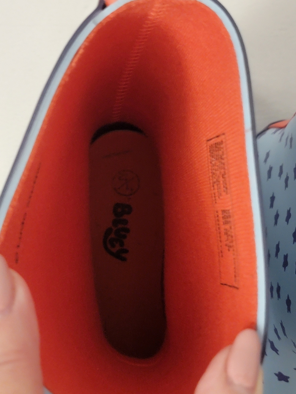 Bluey Light Blue Kids Rain Boots Size 11-12 - Picture 12 of 13